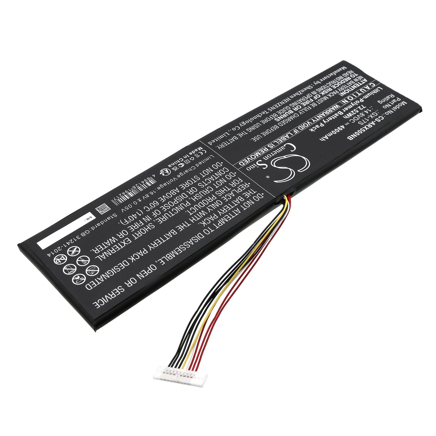 Replacement Battery for Aorus  X3 Plus v3 – Notebook, Laptop – 4900mAh / 72.52Wh / 14.8V