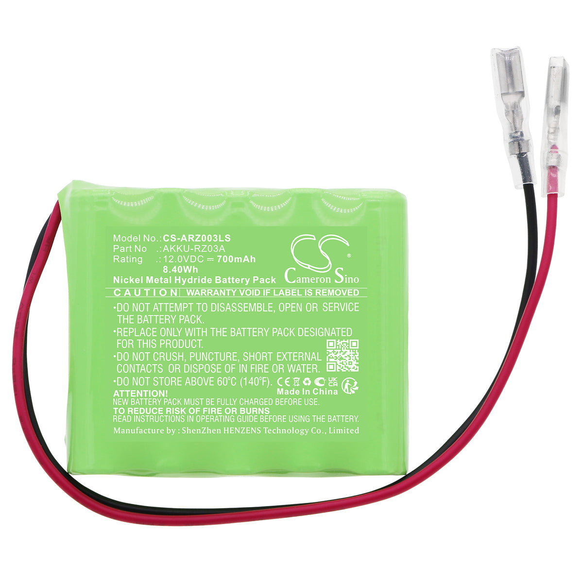Replacement Battery for Indexa RZ03 – Automatic Doors – 700mAh / 12V