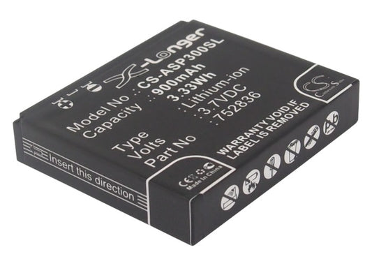 Replacement Battery for Astak Action Pro 3 – Camera – 900mAh / 3.7V - image 1