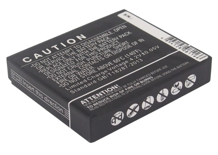 Replacement Battery for Astak Action Pro 3 – Camera – 900mAh / 3.7V - image 3