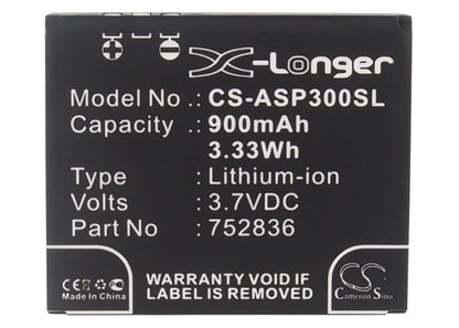 Replacement Battery for Astak Action Pro 3 – Camera – 900mAh / 3.7V - image 5