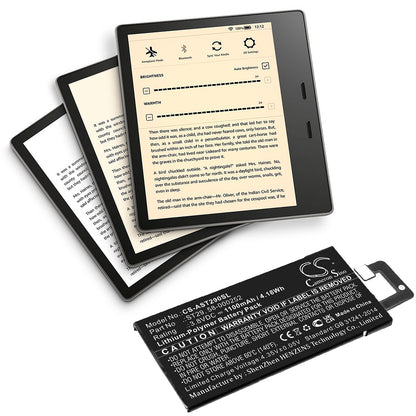Replacement Battery for Amazon Kindle Oasis 3 – E-book, E-reader – 1100mAh / 3.8V