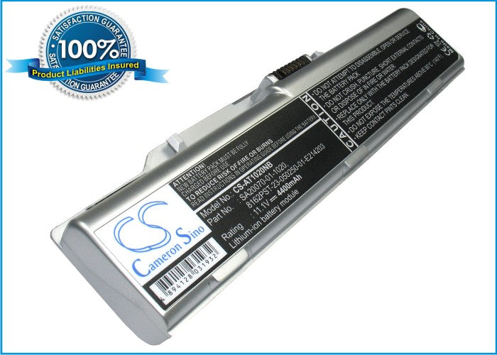 Replacement Battery for Philips | Averatec | Twinhead | Hasee FREEVENTS X67 1200 – Notebook, Laptop – 4400mAh / 11.1V - image 1