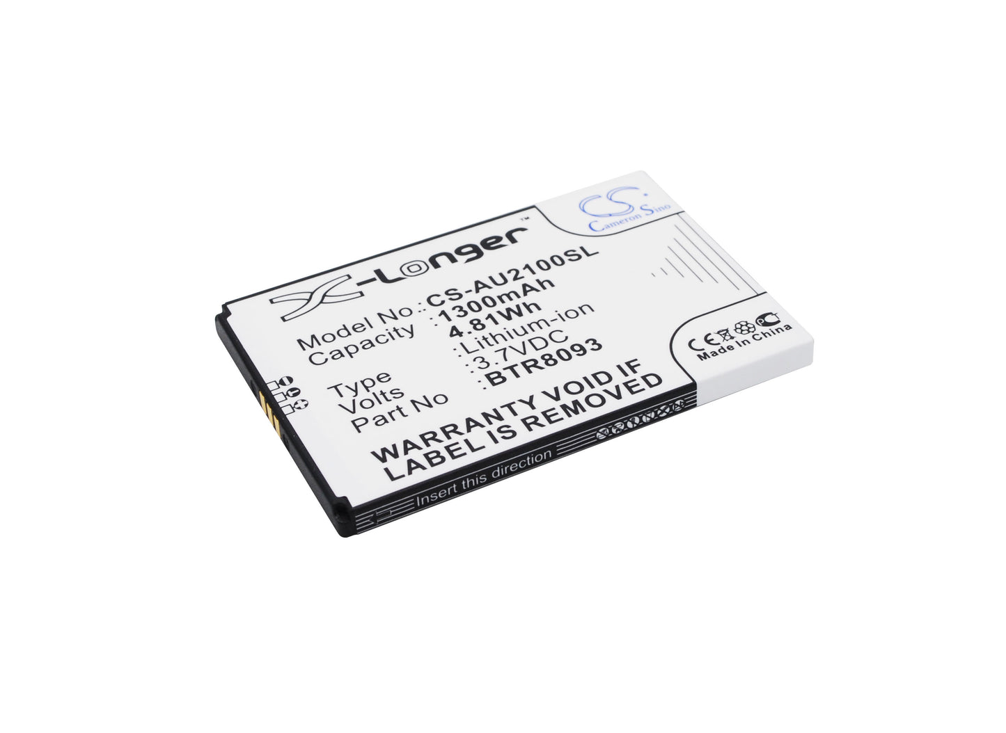 Replacement Battery for UTStarcom ADR-2100 – Mobile, SmartPhone – 1300mAh / 3.7V - image 1