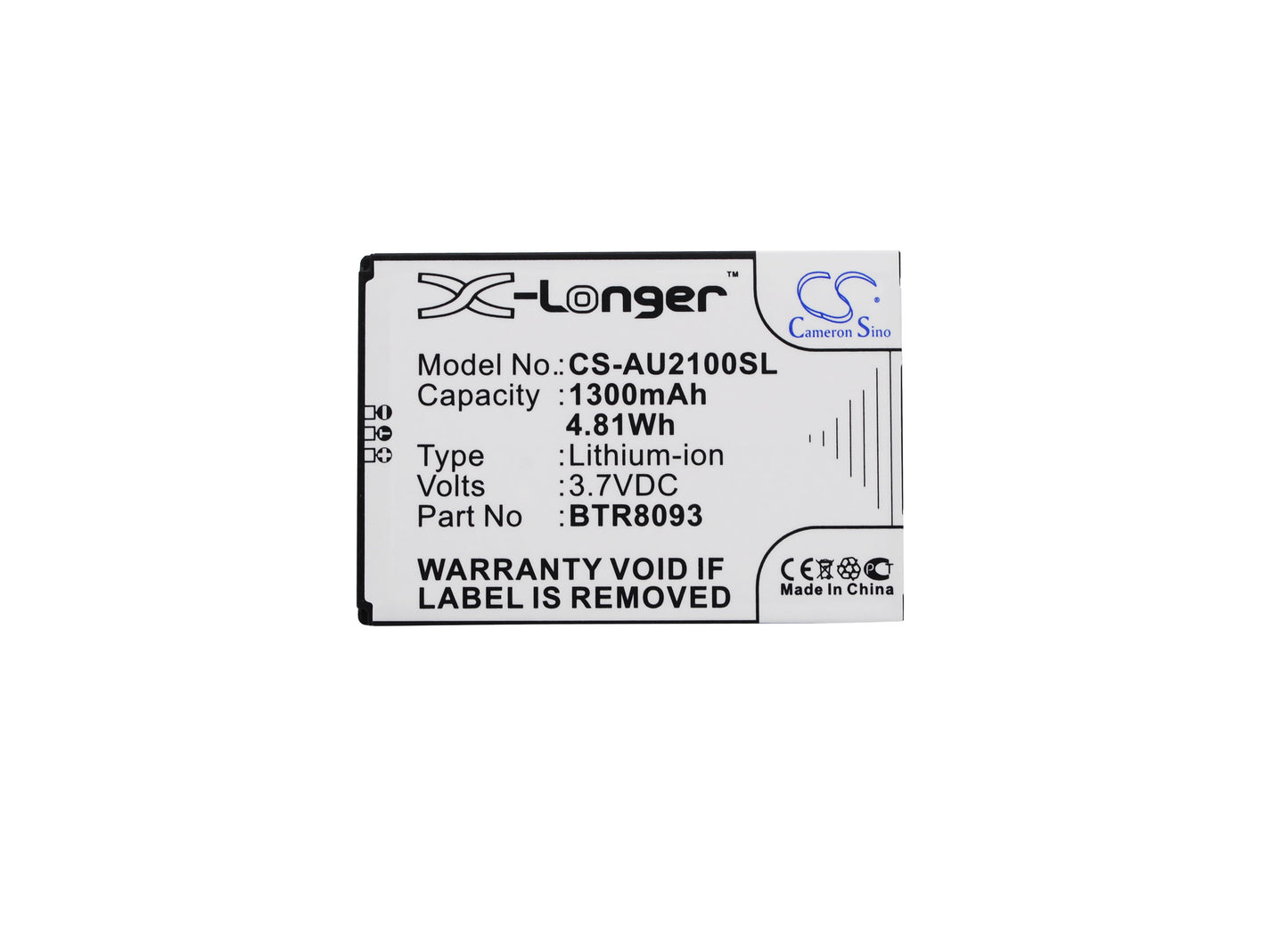 Replacement Battery for UTStarcom ADR-2100 – Mobile, SmartPhone – 1300mAh / 3.7V - image 5