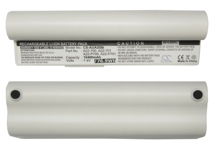 Replacement Battery for Asus Eee PC 701 – Notebook, Laptop – 10400mAh / 7.4V - image 5