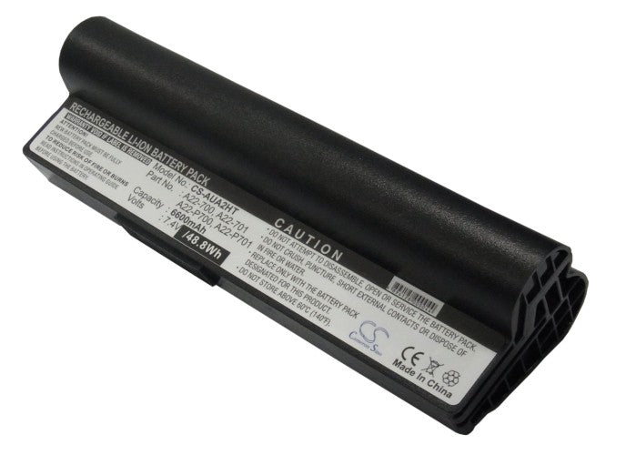 Replacement Battery for Asus  Eee PC 2G Linux – Notebook, Laptop – 6600mAh / 7.4V