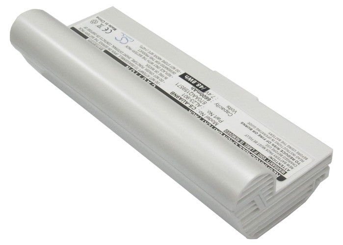 Replacement Battery for Asus  Eee PC 1000 – Notebook, Laptop – 6600mAh / 7.4V