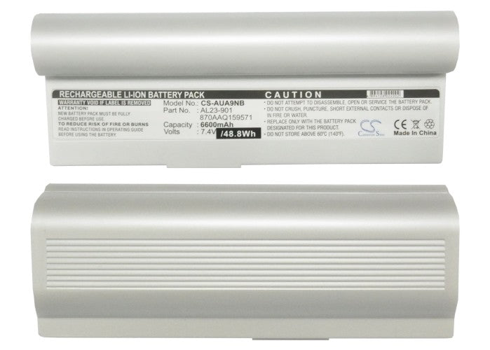 Replacement Battery for Asus  Eee PC 1000 – Notebook, Laptop – 6600mAh / 7.4V