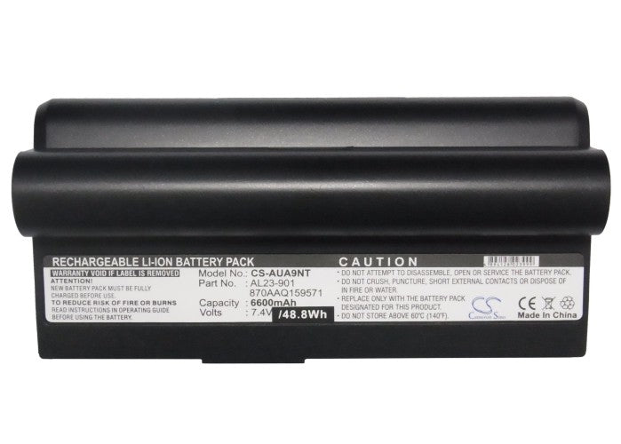 Replacement Battery for Asus  Eee PC 1000 – Notebook, Laptop – 6600mAh / 7.4V
