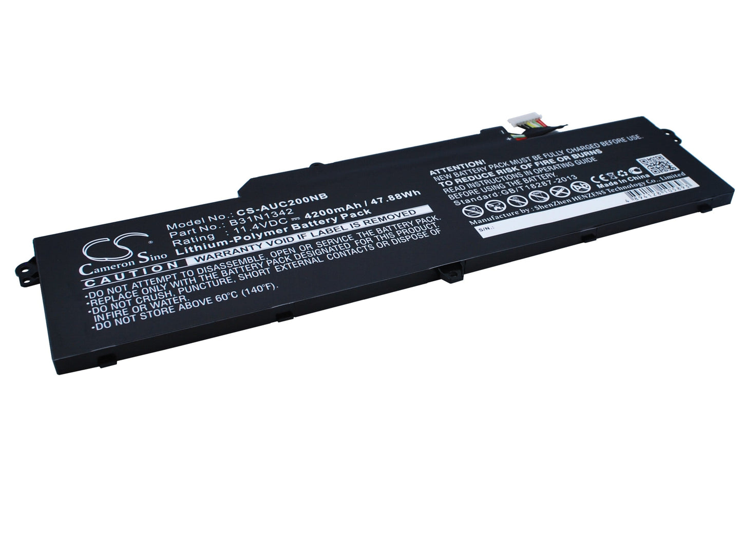 Replacement Battery for Asus  C200MA-DS01 – Notebook, Laptop – 4200mAh / 47.88Wh / 11.4V