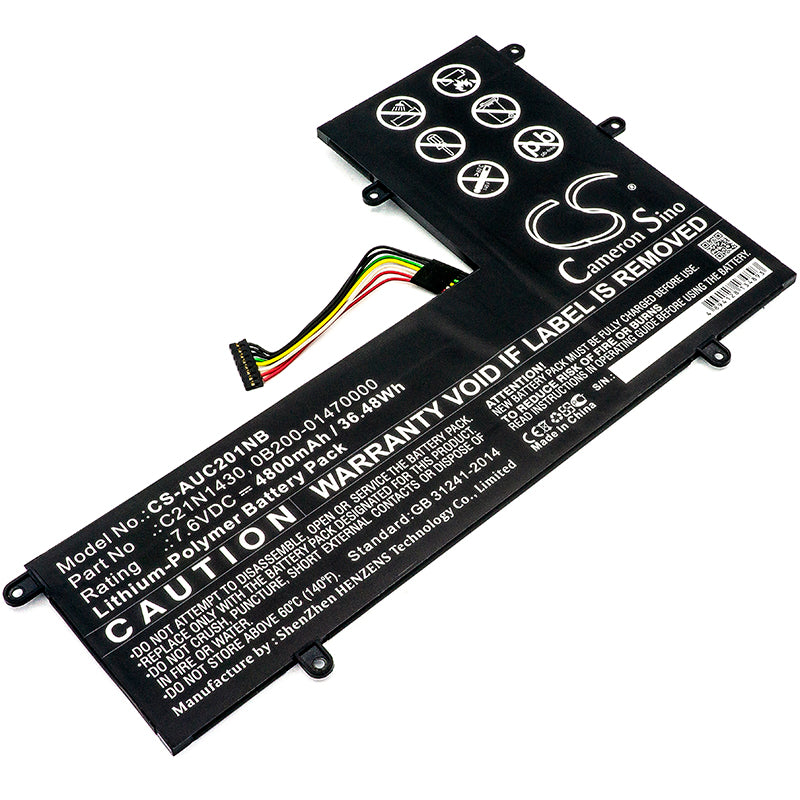 Replacement Battery for Asus Eee Book C201PA – Notebook, Laptop – 4800mAh / 7.6V - image 1