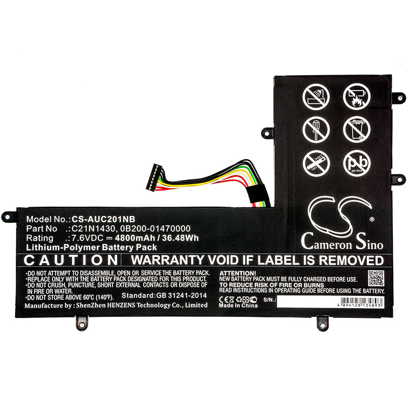 Replacement Battery for Asus Eee Book C201PA – Notebook, Laptop – 4800mAh / 7.6V - image 3