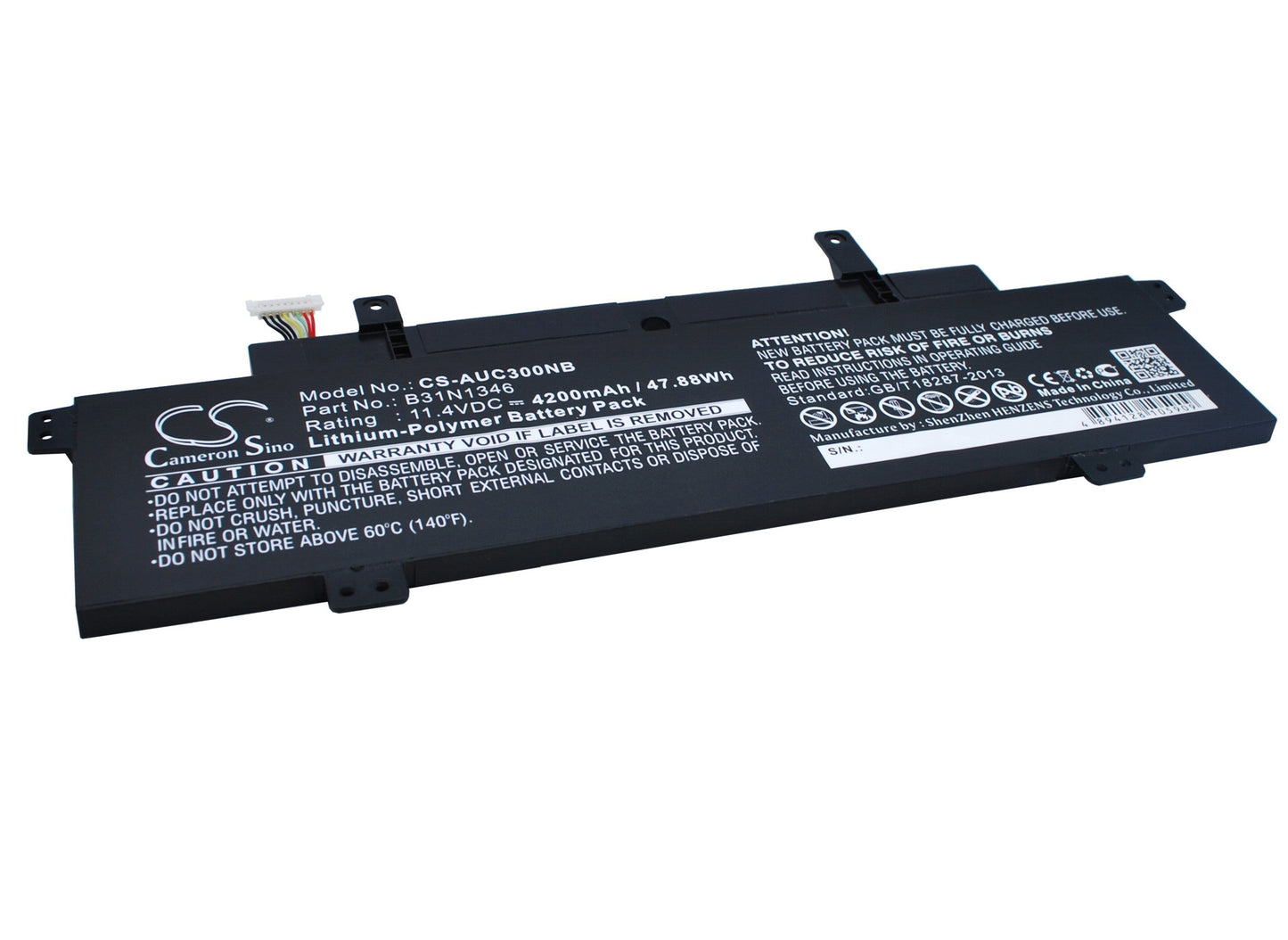 Replacement Battery for Asus  C300MA_C-2A – Notebook, Laptop – 4200mAh / 47.88Wh / 11.4V