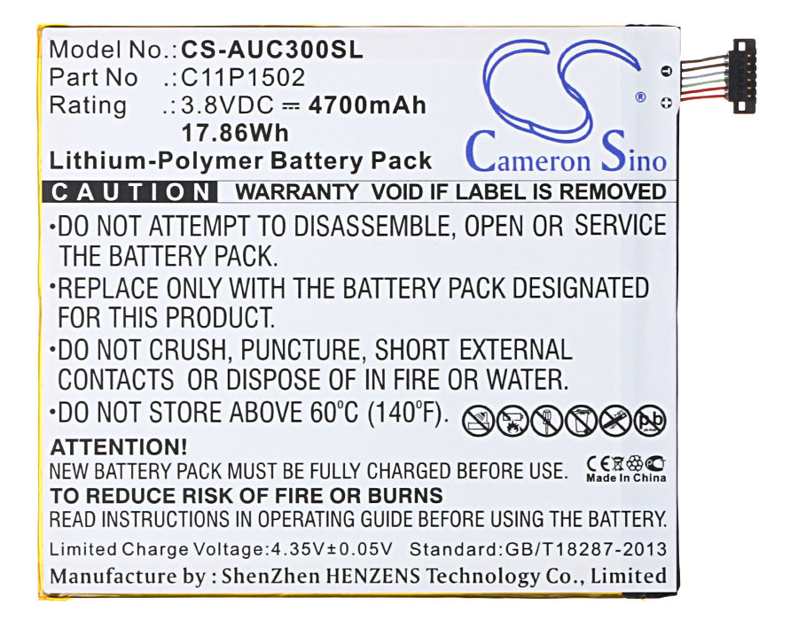 Replacement Battery for Asus ZenPad 10 – Tablet – 4700mAh / 3.8V - image 5