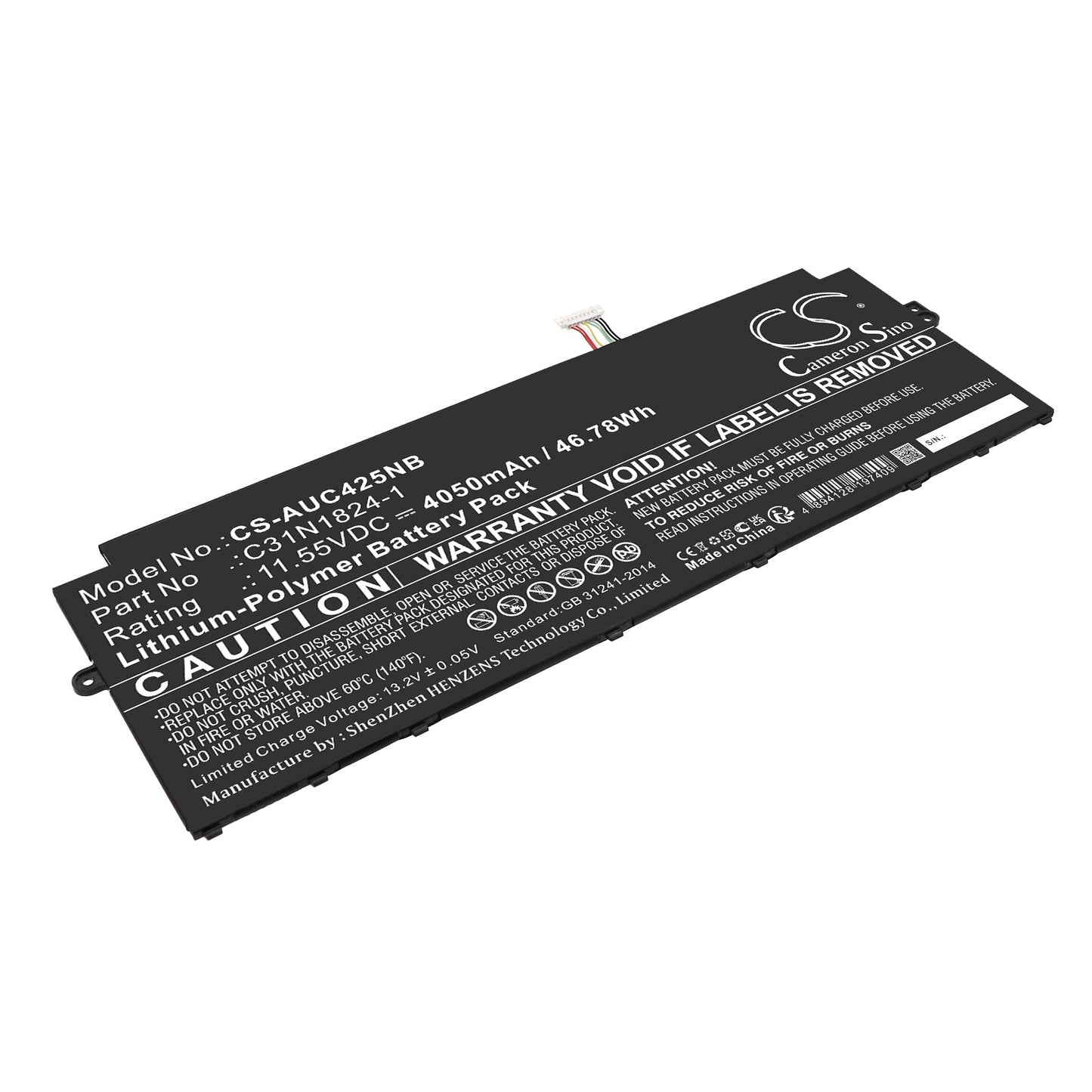 Replacement Battery for Asus  C433TA – Notebook, Laptop – 4050mAh / 46.78Wh / 11.55V