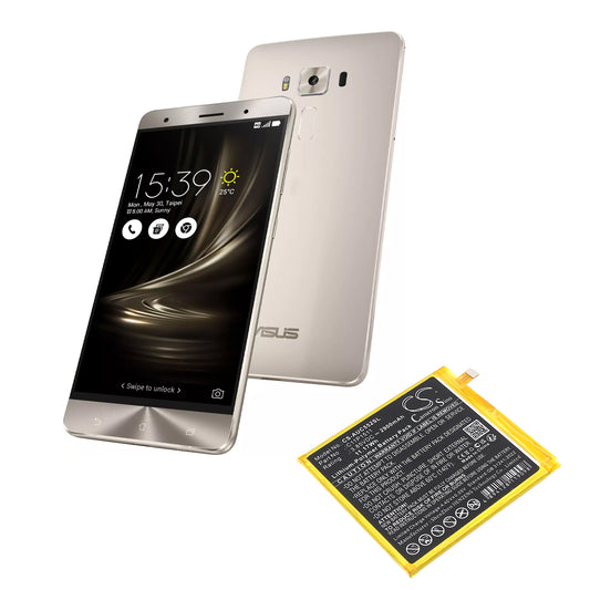 Replacement Battery for Asus ZenFone 3 – Mobile, SmartPhone – 2900mAh / 3.85V