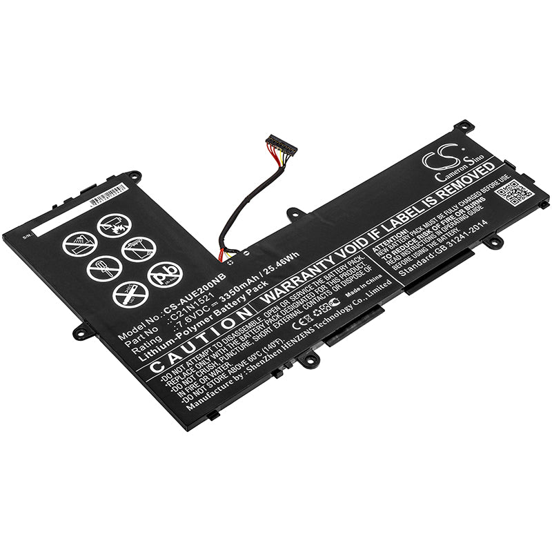 Replacement Battery for Asus VivoBook E200HA – Notebook, Laptop – 3350mAh / 7.6V - image 1