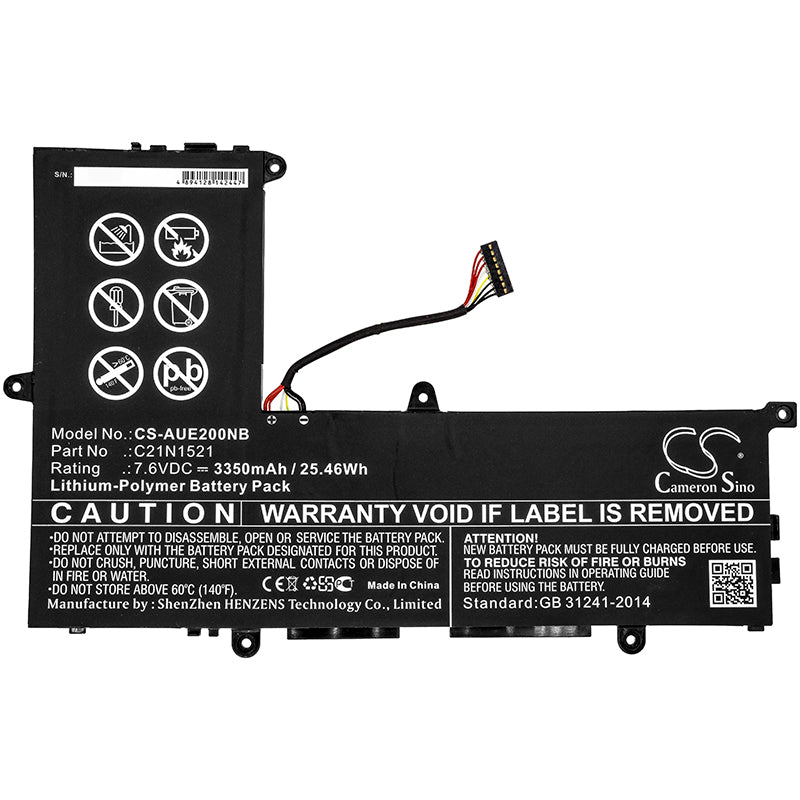Replacement Battery for Asus VivoBook E200HA – Notebook, Laptop – 3350mAh / 7.6V - image 3