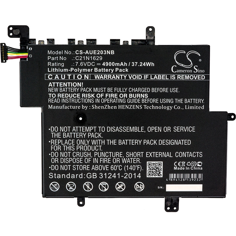 Replacement Battery for Asus E203 – Notebook, Laptop – 4900mAh / 7.6V - image 3