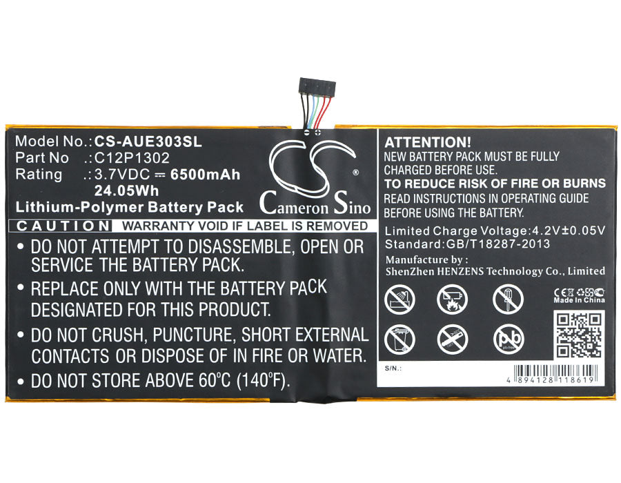 Replacement Battery for Asus MeMo Pad 10 ME302C – Tablet – 6500mAh / 3.7V - image 5