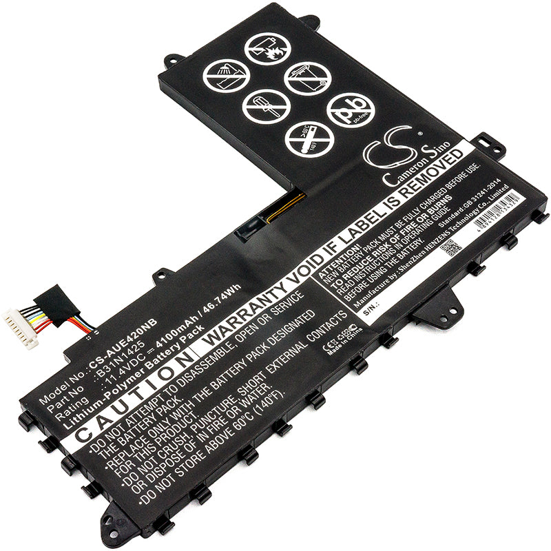 Replacement Battery for Asus EeeBook E402MA – Notebook, Laptop – 4100mAh / 11.4V - image 1