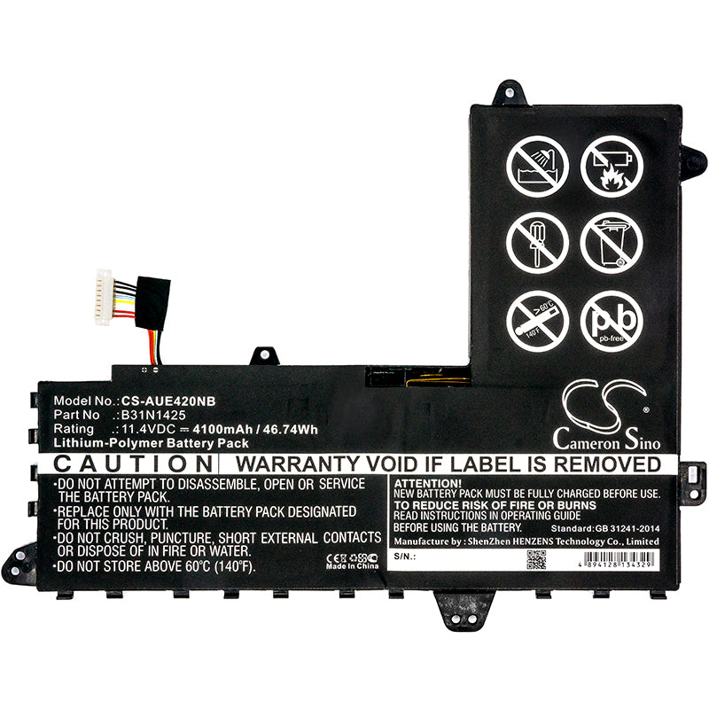 Replacement Battery for Asus EeeBook E402MA – Notebook, Laptop – 4100mAh / 11.4V - image 3