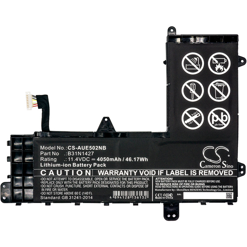 Replacement Battery for Asus E502M – Notebook, Laptop – 4050mAh / 11.4V - image 3