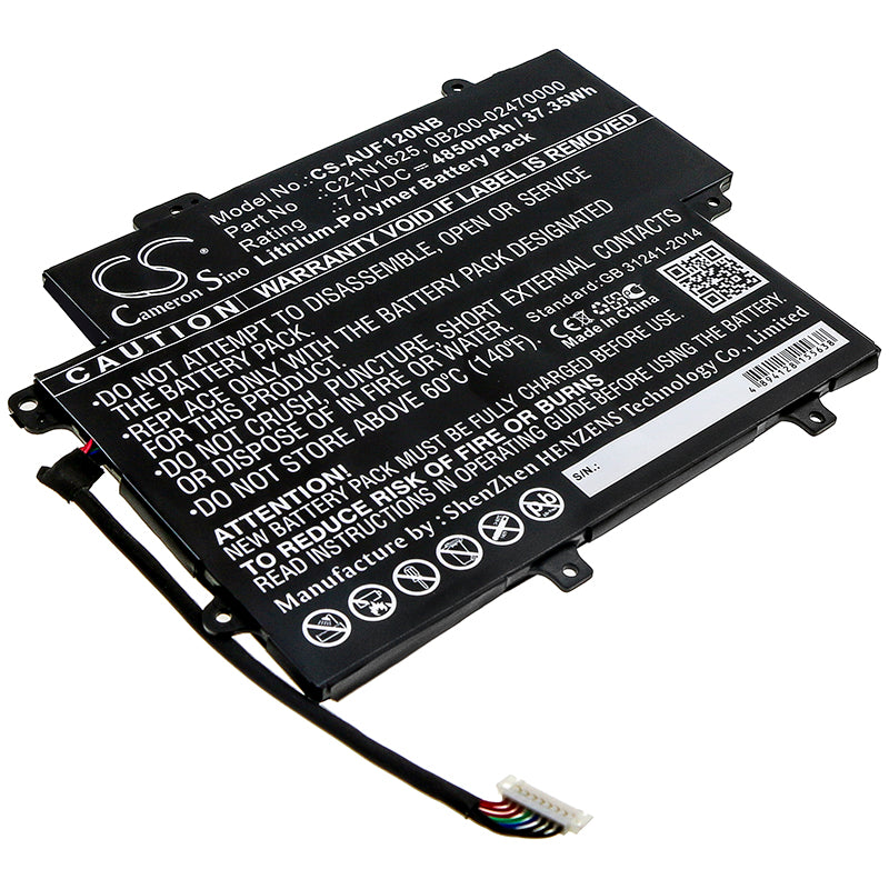 Replacement Battery for Asus VivoBook Flip 12 TP203NA-BP034TS – Notebook, Laptop – 4850mAh / 7.7V - image 1