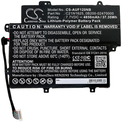 Replacement Battery for Asus VivoBook Flip 12 TP203NA-BP034TS – Notebook, Laptop – 4850mAh / 7.7V - image 3