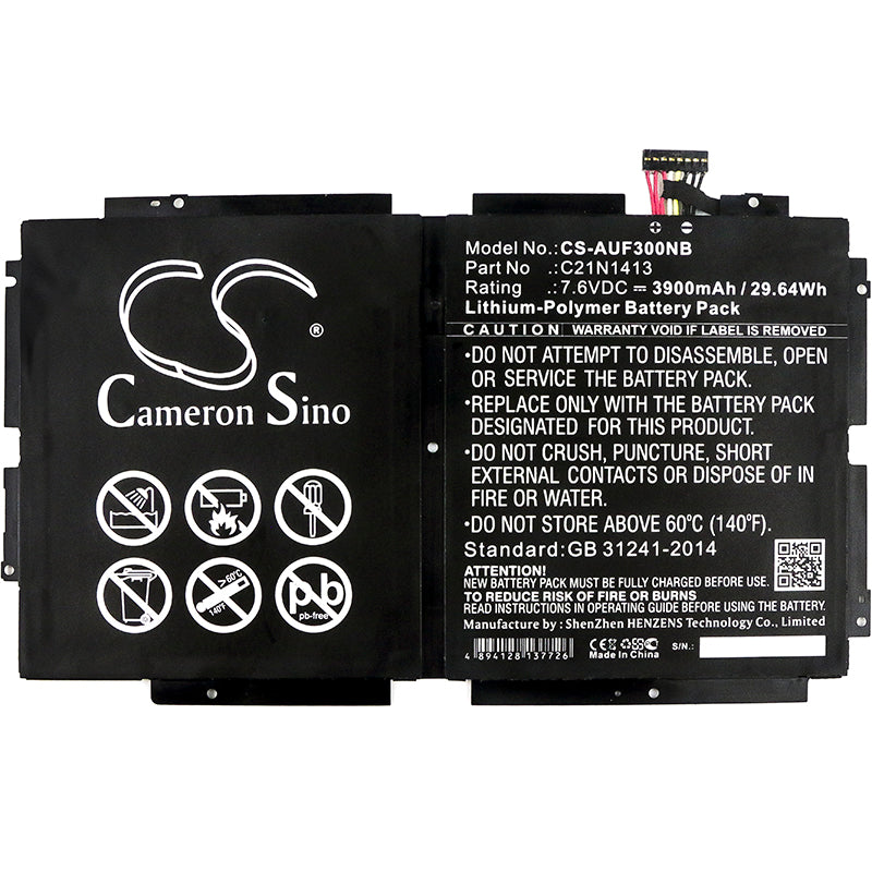 Replacement Battery for Asus Transformer Book T300FA – Notebook, Laptop – 3900mAh / 7.6V - image 3