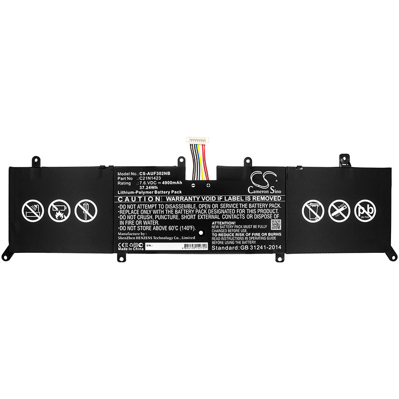Replacement Battery for Asus R301UA-R4270T – Notebook, Laptop – 4900mAh / 7.6V - image 3