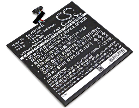 Replacement Battery for Asus Fonepad 8 Dual Sim – Tablet – 3900mAh / 3.8V - image 1