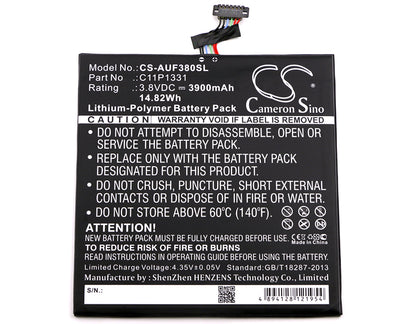 Replacement Battery for Asus Fonepad 8 Dual Sim – Tablet – 3900mAh / 3.8V - image 3