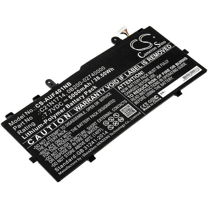 Replacement Battery for Asus VivoBook Flip 14 TP401CA-EC012T – Notebook, Laptop – 5000mAh / 7.7V - image 1