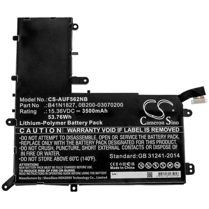Replacement Battery for Asus  UX562FA – Notebook, Laptop – 3500mAh / 53.76Wh / 15.36V