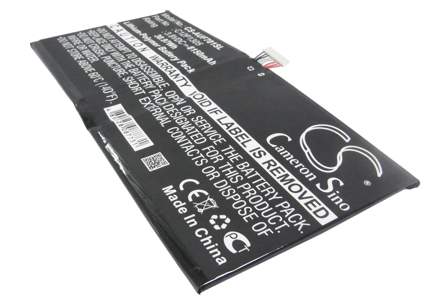Replacement Battery for Asus Transformer TF701T – Tablet – 8150mAh / 3.8V - image 1