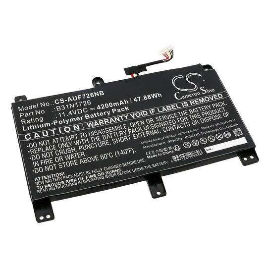Replacement Battery for Asus FX504 – Notebook, Laptop – 4200mAh / 11.4V
