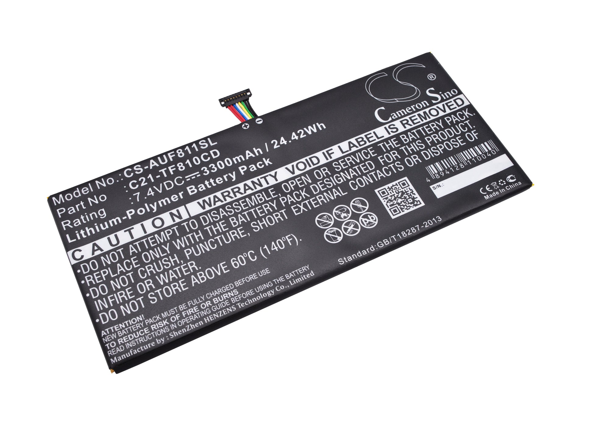 Replacement Battery for Asus VivoTab TF810CD – Tablet – 3300mAh / 7.4V - image 1
