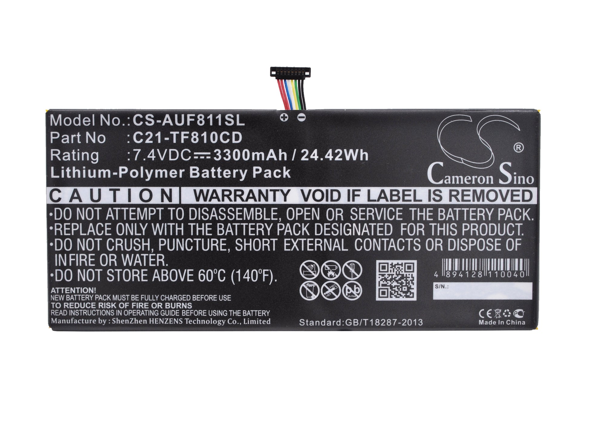 Replacement Battery for Asus VivoTab TF810CD – Tablet – 3300mAh / 7.4V - image 5