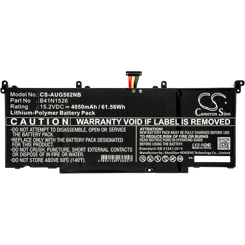 Replacement Battery for Asus GL502V – Notebook, Laptop – 4050mAh / 15.2V - image 3