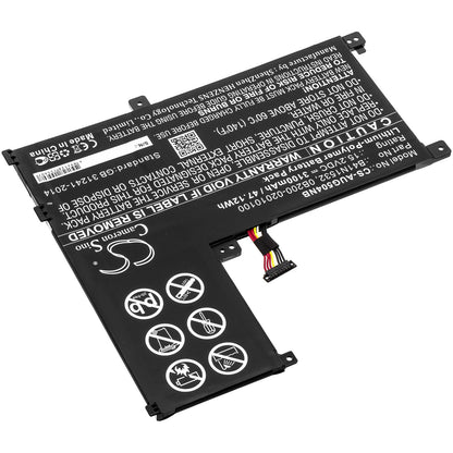 Replacement Battery for Asus  Q504U – Notebook, Laptop – 3100mAh / 47.12Wh / 15.2V