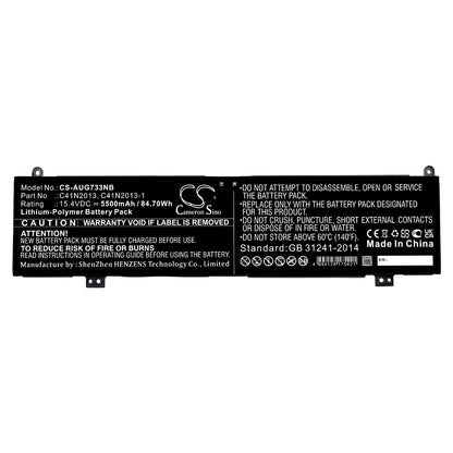 Replacement Battery for Asus ROG Strix SCAR 17 G733QR-HG061T – Notebook, Laptop – 5500mAh / 15.4V - image 3