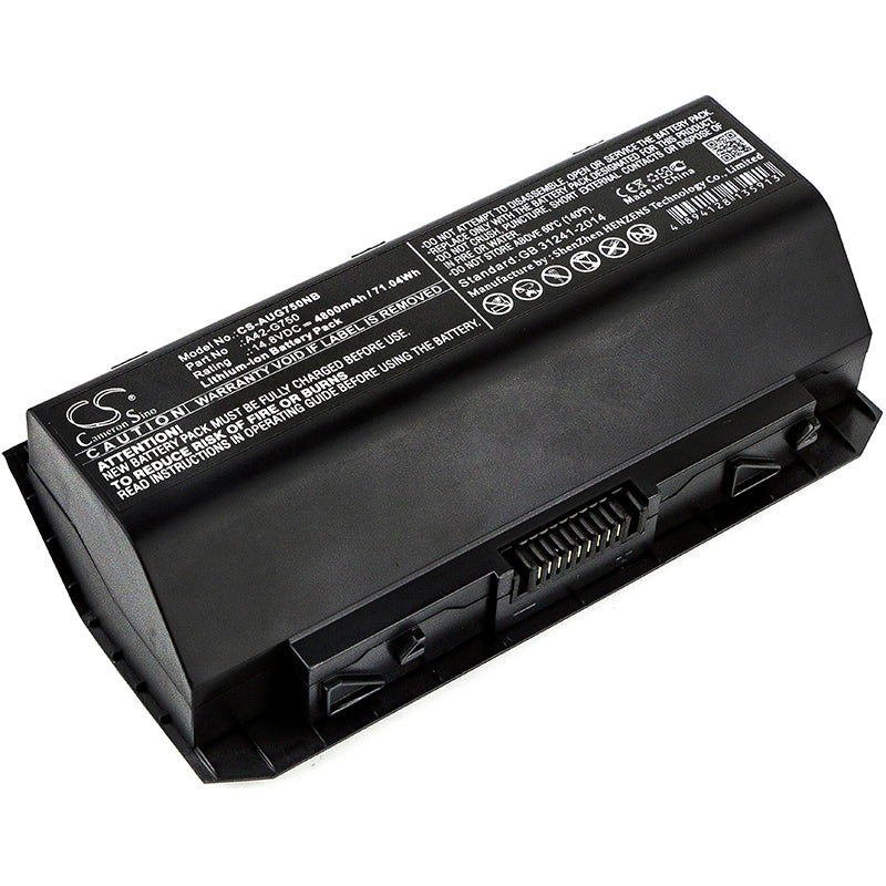 Replacement Battery for Asus G750 – Notebook, Laptop – 4800mAh / 14.8V - image 1