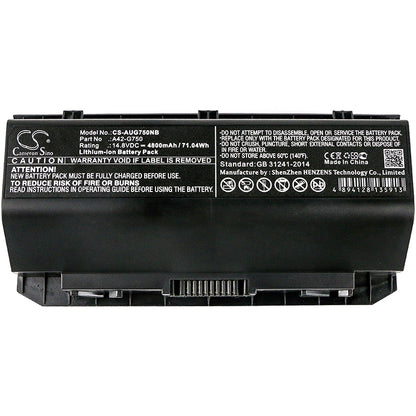Replacement Battery for Asus G750 – Notebook, Laptop – 4800mAh / 14.8V - image 3