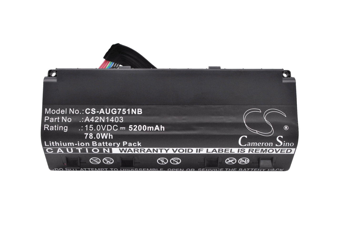 Replacement Battery for Asus  G751 – Notebook, Laptop – 5200mAh / 78.00Wh / 15.0V