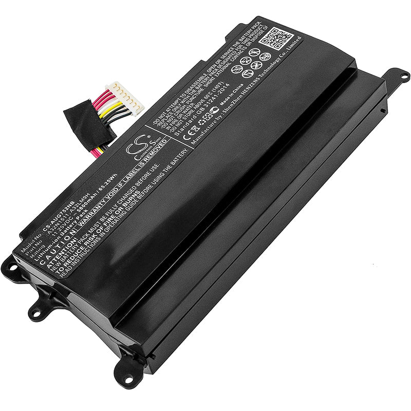 Replacement Battery for Asus  G752V – Notebook, Laptop – 5800mAh / 65.25Wh / 11.25V