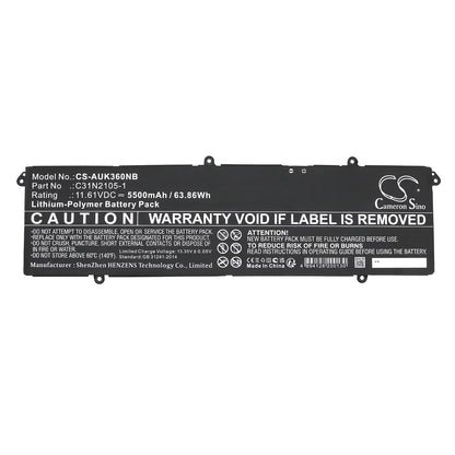 Replacement Battery for Asus K3605VU – Notebook, Laptop – 5500mAh / 11.61V - image 3