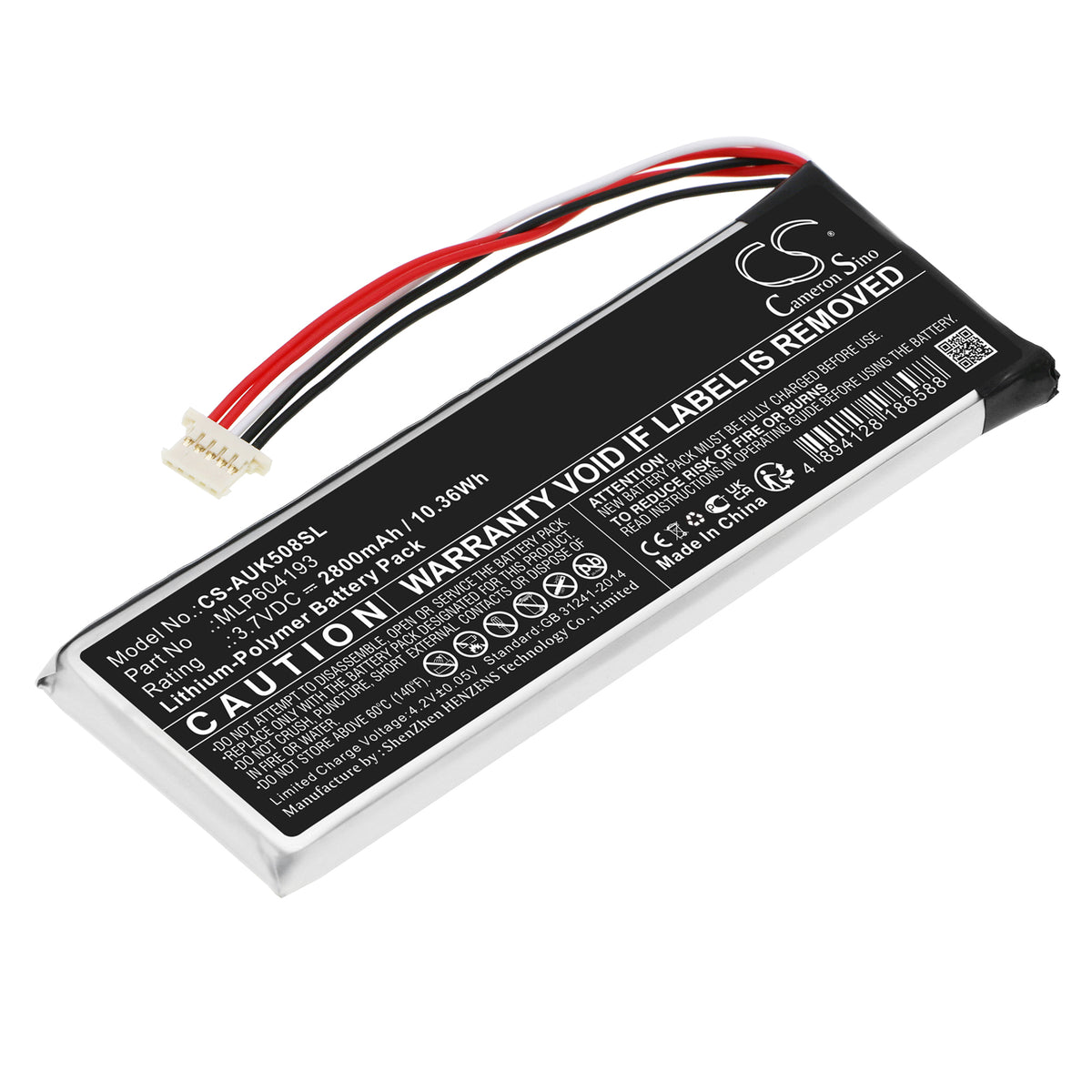 Replacement Battery for Autel TS508K – Diagnostic Scanner – 2800mAh / 3.7V