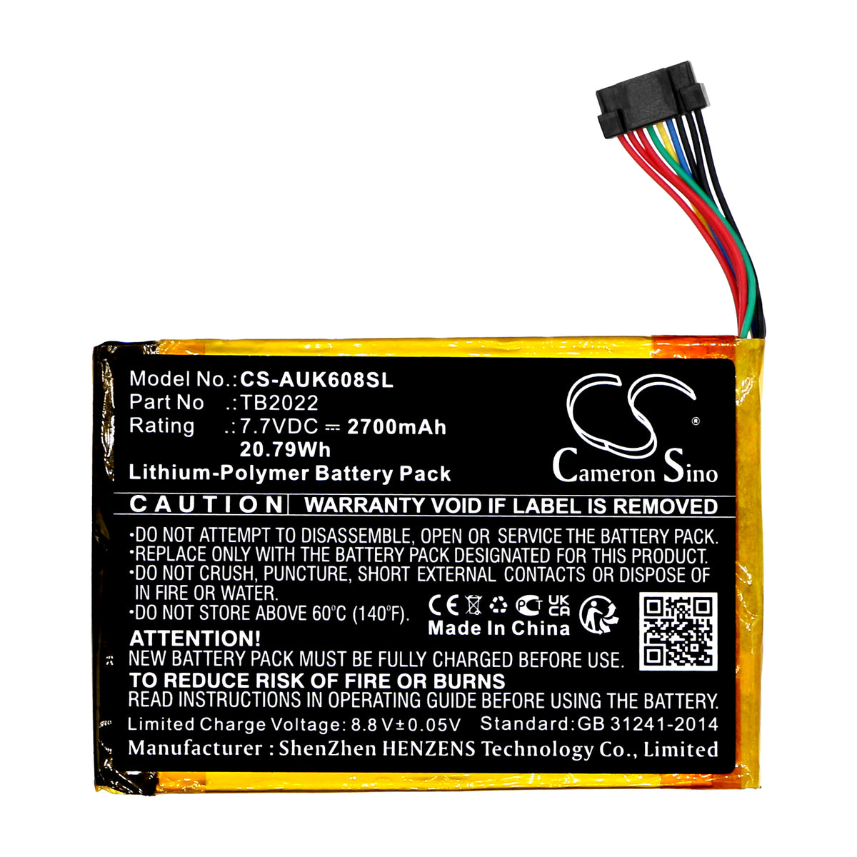 Replacement Battery for Autel MaxiBAS BT608 – Diagnostic Scanner – 2700mAh / 7.7V